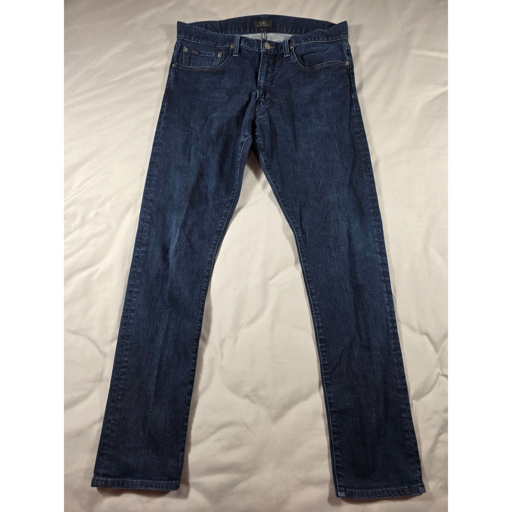 Polo Ralph Lauren Sullivan Slim Jeans Mens 32/32 (Fits 32/31) Dark Wash Stretch